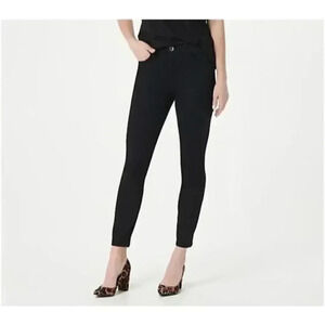7 For All Mankind Jen7 Black High Rise Ankle Skinny Jeans 22